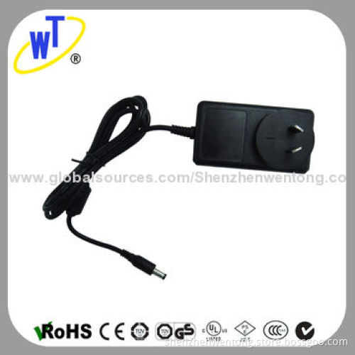 36W SAA Plug Universal AC/DC Adapters with 1.2/1.5/1.8M Cord, 5.5*2.5/2.1mm Connection
